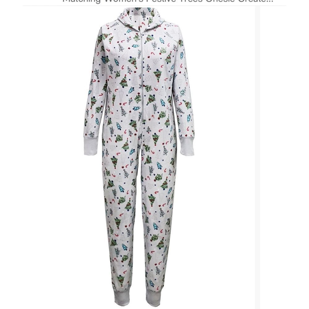 Macys Unisex Family PJs Pajamas Grey‎ Green Small & XL